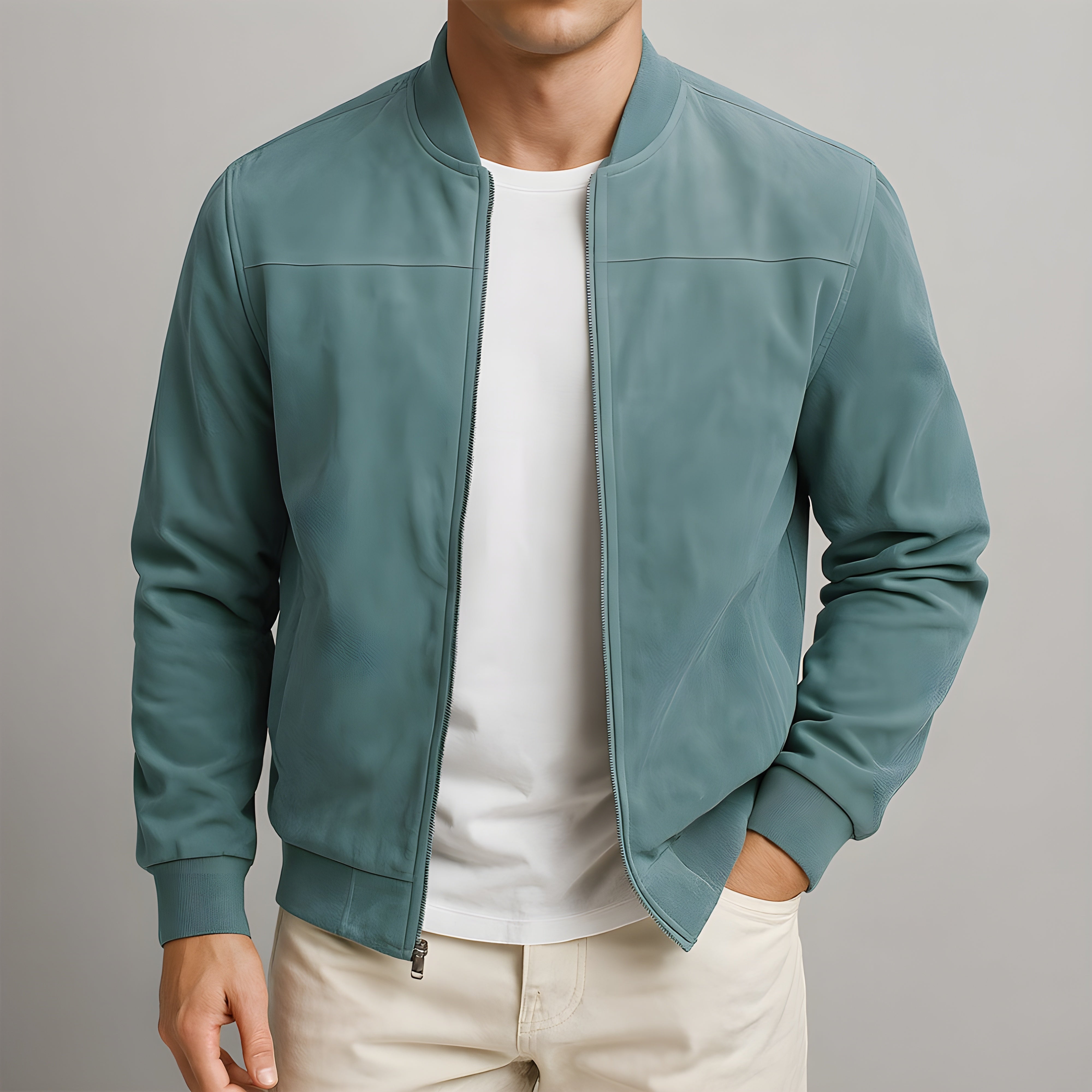 Émile™ - Suede Bomber Jacket
