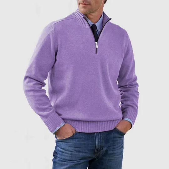 Howard - Zip Sweater - Classic Warmth and Modern Elegance