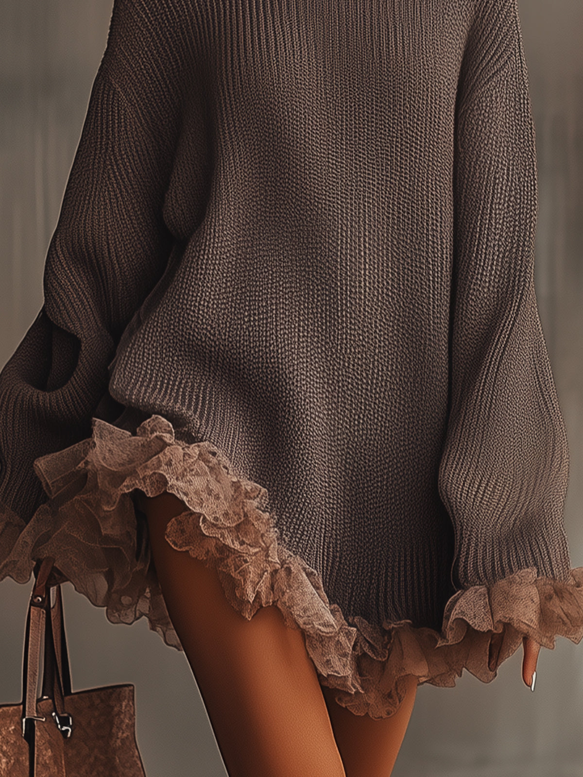 Valesyn - Casual and Elegant Sweater Dress