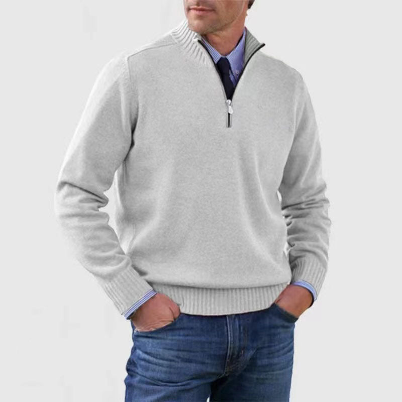 Howard - Zip Sweater - Classic Warmth and Modern Elegance