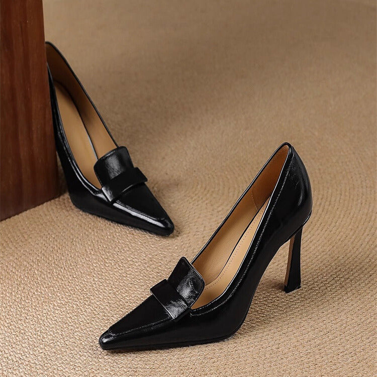 Leah - Elegant Christmas Patent Pumps