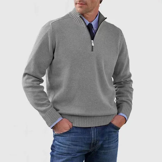 Howard - Zip Sweater - Classic Warmth and Modern Elegance