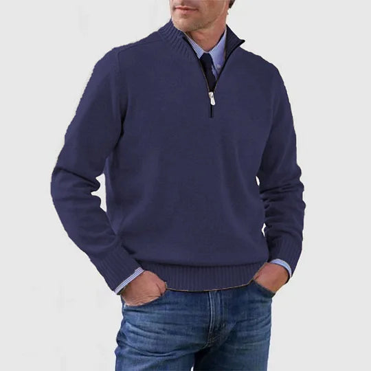 Howard - Zip Sweater - Classic Warmth and Modern Elegance
