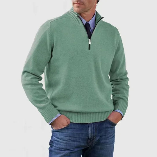 Howard - Zip Sweater - Classic Warmth and Modern Elegance