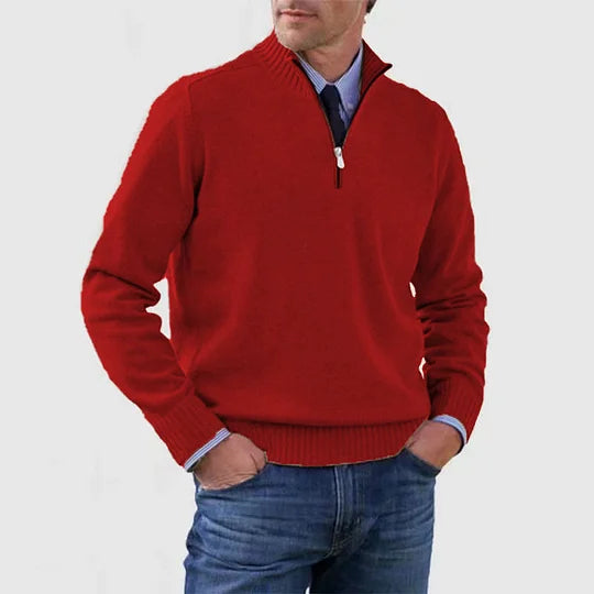 Howard - Zip Sweater - Classic Warmth and Modern Elegance