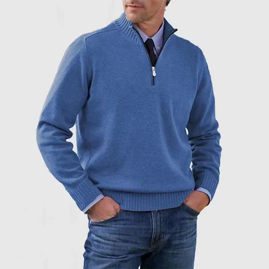 Howard - Zip Sweater - Classic Warmth and Modern Elegance