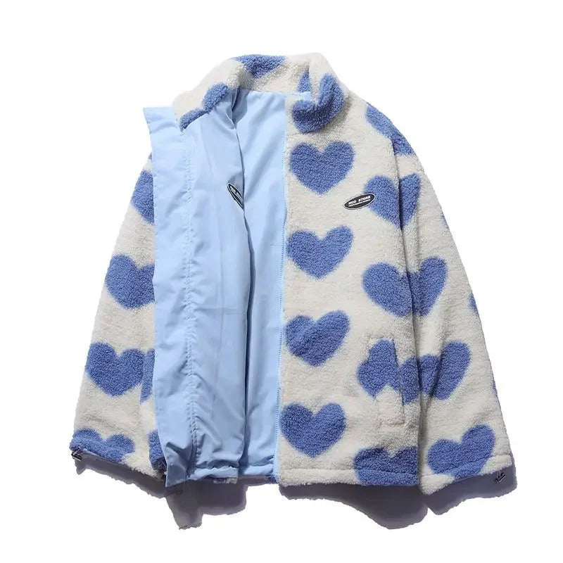 AlpenNord™ | Reversible Jacket with Heart Pattern