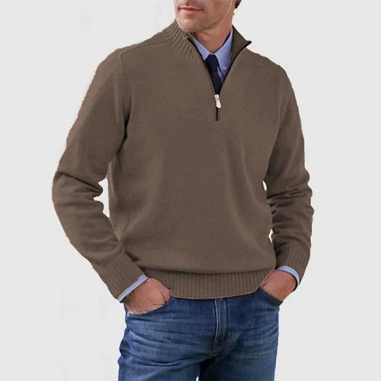 Howard - Zip Sweater - Classic Warmth and Modern Elegance