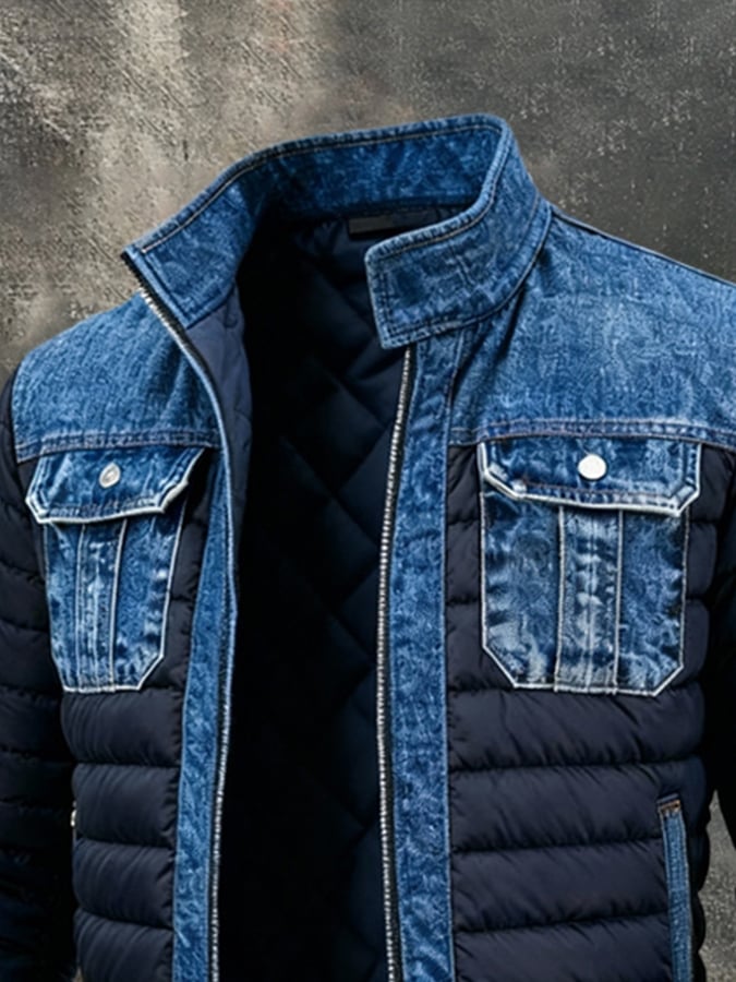 Lorenzo™ | Classic Double Denim Jacket