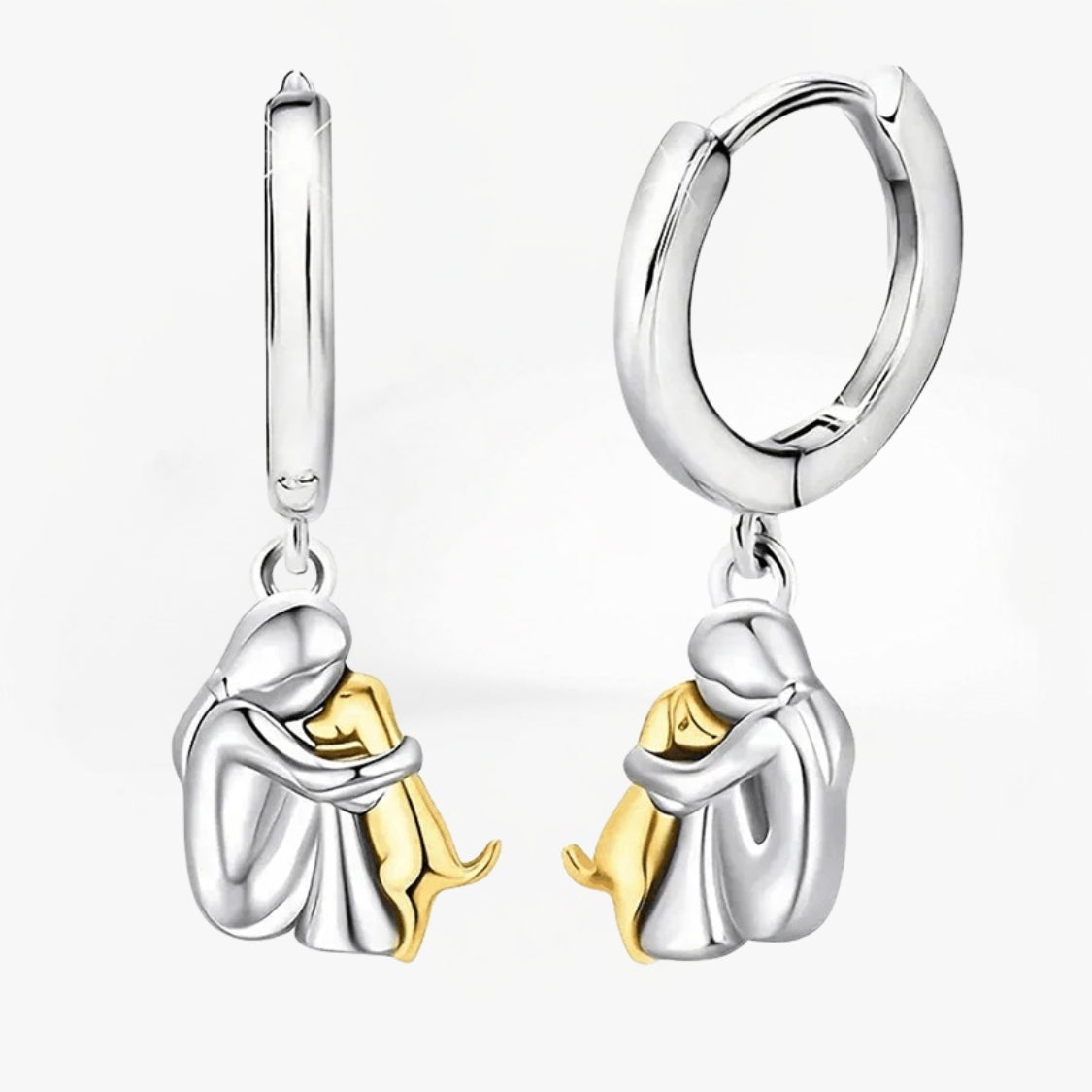 Evelyn & James | Hug Earrings (Dog)