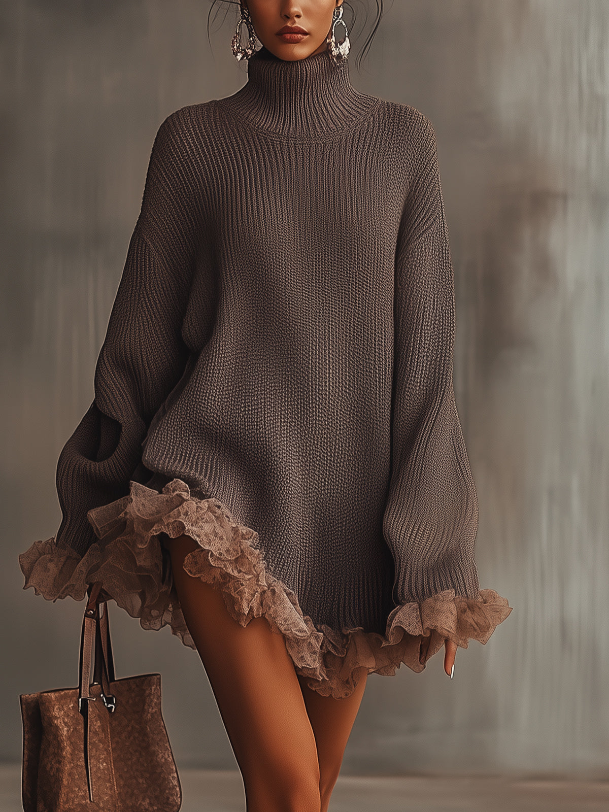 Valesyn - Casual and Elegant Sweater Dress