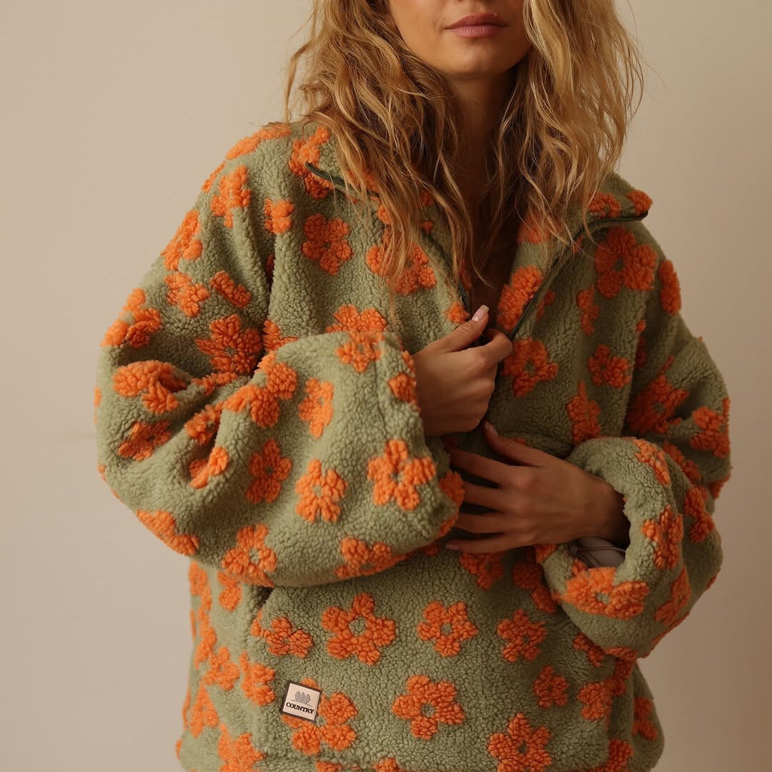 Evelyn™ | Daisy - Floral Softness Fleece