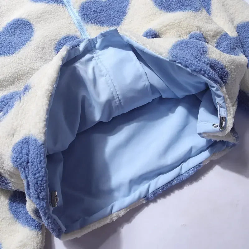 AlpenNord™ | Reversible Jacket with Heart Pattern