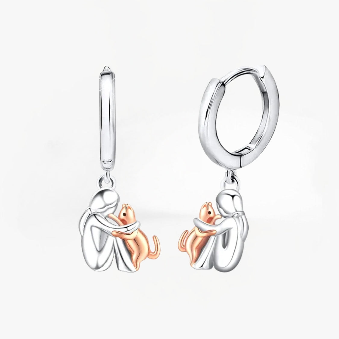 Evelyn & James | Hug Earrings (Cat)